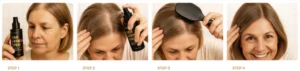 HaloGrow Hair Spray How To Use