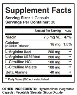 VapoCept supplement Facts